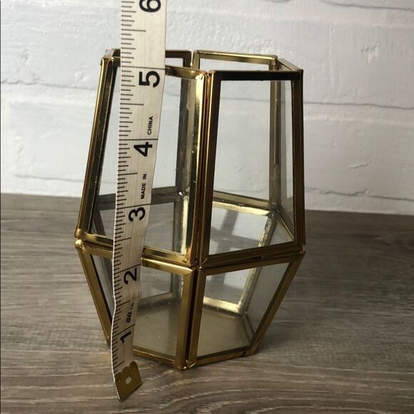 Geometric Glass Terrarium - Picture 4 of 5